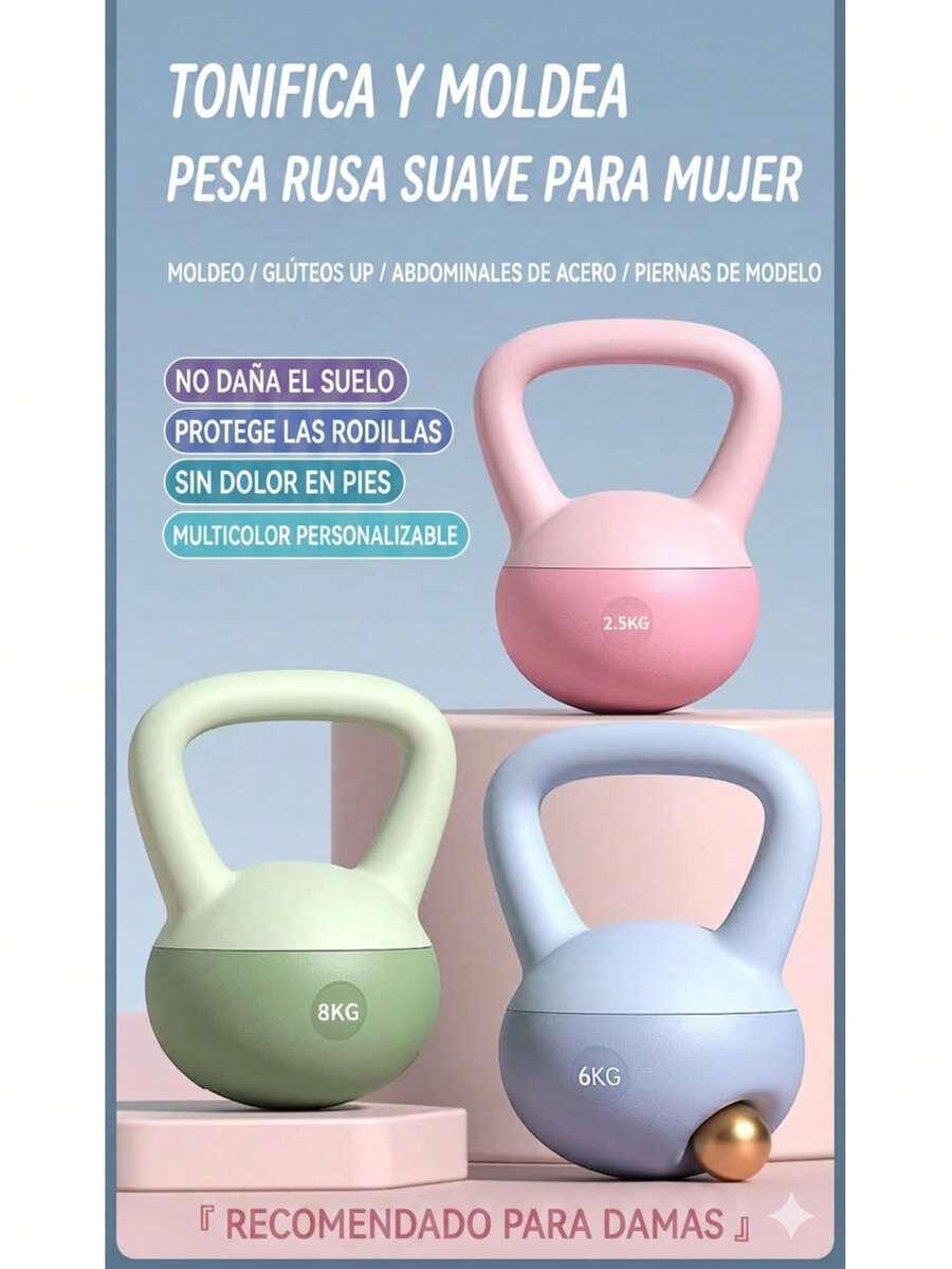 kettlebell 6kg morado - Lila Púrpura - Ver 1