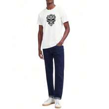 Premium 103% Cotton T-shirt Great For Campus Student Daily School Wear - Blanco - Ver 3