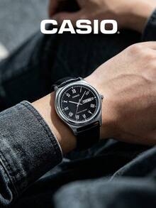 Casio Men's Quartz Watch, Stainless Steel Case And Strap, Green LED Backlight, Alarm, Hourly Time Signal, Auto Calendar A158WA-1 - one-size - View 6