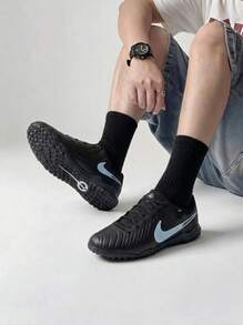 Nike Tiempo Legend 10 Pro Turf Men's Football Shoes Black DV4336 - màu đen - Xem 1