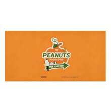 Khăn tắm bãi biển Peanuts Snoopy màu cam in hình Woodstock & "PEANUTS Pumpkin Patch", siêu mềm, phù hợp cho hồ bơi, bãi biển mùa hè và du lịch - A - Xem 4