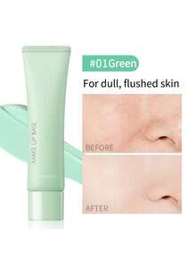 the SAEM 30g Moisturizing Hydrating Makeup Primer, Non-Caking Pore Concealing Isolation Cream, Green - Green - View 1