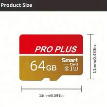 全新高速 Class 10 SD/TF 記憶卡，多種容量可選，紅金配色，快閃記憶卡 32GB/64GB/128GB/256GB 適用於手機、相機、平板電腦、汽車音響和監控設備的安全儲存卡 - 紅金 - 查看 6