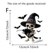 1pc Halloween Theme Ghost Bat Black Cat Creative Car Sticker, Easy To Apply And Not Easy To Fall Off, Covers Flaws And Prevents Scratches, Suitable For Cars, Fuel Tank Covers, Smooth Surfaces, Halloween Decoration Decal - Fuel Tank Sticker - View 16