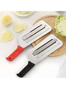 1pc Double-Edged Vegetable Knife, Slicer, Cabbage Shredder, Peeler, Kitchen Gadget, Fruit And Vegetable Cutter - Multicolor - View 6