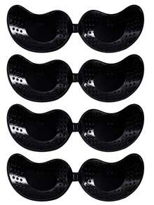 1/2/4pcs Mango Shaped Silicone Adhesive Bra: Push-Up Bra, Strapless Bra, Reusable, Front Closure Design, Comfortable Fit, Suitable For A-D Cup, Ideal For Summer Wedding Dresses/Backless Long Dresses, Women's Summer Clothing, Vacation Essential - Multicolor - View 41