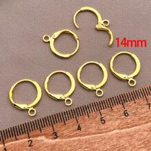 6pcs 13x16mm Minimalist Copper Plated 18k Gold Thick SilverWhite Gold Clasp Connectors Loop DIY JewelryFindings For Bracelet Necklace EarringCrafting - Multicolor - View 12