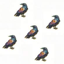 Crow Enamel Brooch Fashion Dinosaur Decorative Brooch Badge Lapel Pin Bag Accessory Jewelry Gift - Multicolor - View 10