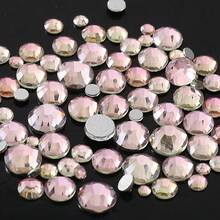 YONGNING SS4-20 1300pcs Mixed Size Crystal Non-Hotmelt Transparent Glass Rhinestones Flat Back Decorative Pieces DIY Nail Art 3D For Shoes, Clothing, Hats And Other Daily Items - Mixed Size - View 43
