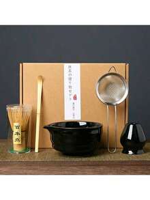 1pc/5pcs Matcha Bowl Whisk Holder Japanese Style 100-Prong Matcha Tool Whisk Stand Song Dynasty Tea Ceremony Utensil Gift Set - Upgraded Version - View 16