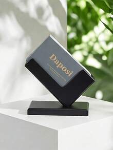 Creative Business Card Holder/Desktop Display Stand - Decorative Upright Desktop Accessory, Suitable For Office Or Workspace Decoration And Business Occasions - A - View 9