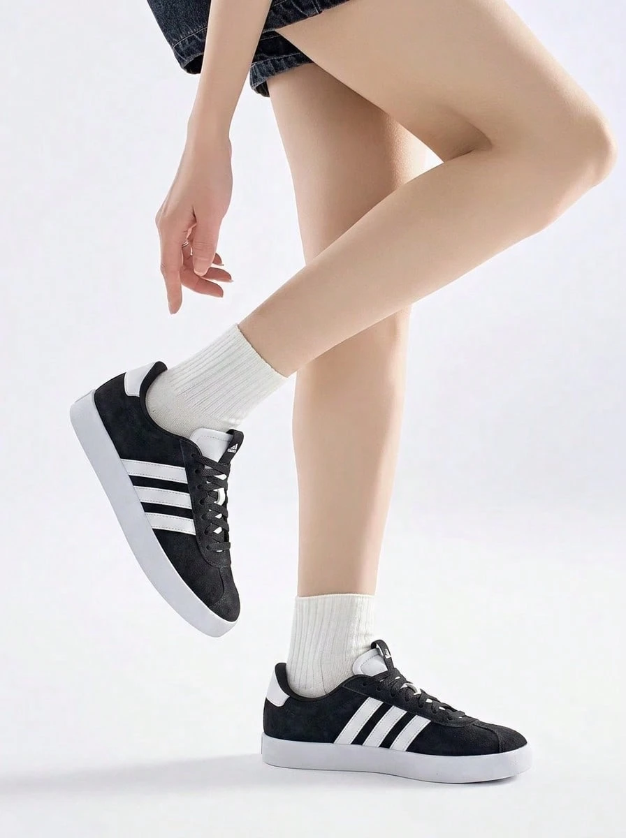 Adidas VL 球场 3.0 - CoreBlack/CloudWhite/CoreBlack - 查看 1