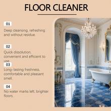 30Pcs Floor Cleaner Dissolvable Sheets, Powerful Cleaning Quick-Drying Floor Care Refills For Mopping(Two Packaging Options Will Be Shipped Randomly.) - Floor Cleaning Tablets - Blue - View 6