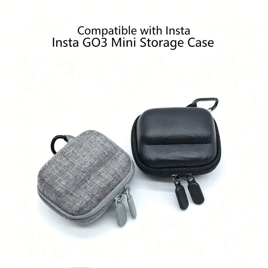 適用於 Insta360 GO3 專用收納袋，防水耐磨，凸鏡保護便攜式硬殼保護套