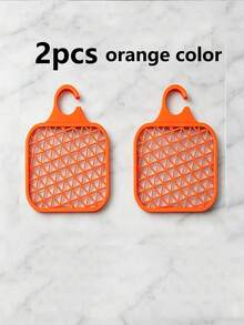 1/2pcs 3D Printed Sink Drain Rack, Soap Brush And Cloth Storage Rack, Reinforced Frame, Cloth Drying Rack, Kitchen Sponge Storage Rack, Sink Dish Sponge Drain Rack, Sponge Holder, Storage Rack, Bathroom Faucet Accessories, Kitchen Storage Rack, Kitchen Utensils, Kitchen Accessories, Kitchen Shelf, Bathroom Accessories - A - View 11