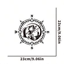 1片釣魚乙烯基貼紙 - 乙烯基貼紙，適用於您的廂型車、露營車、房車、船隻等裝飾貼紙 - A - 查看 9