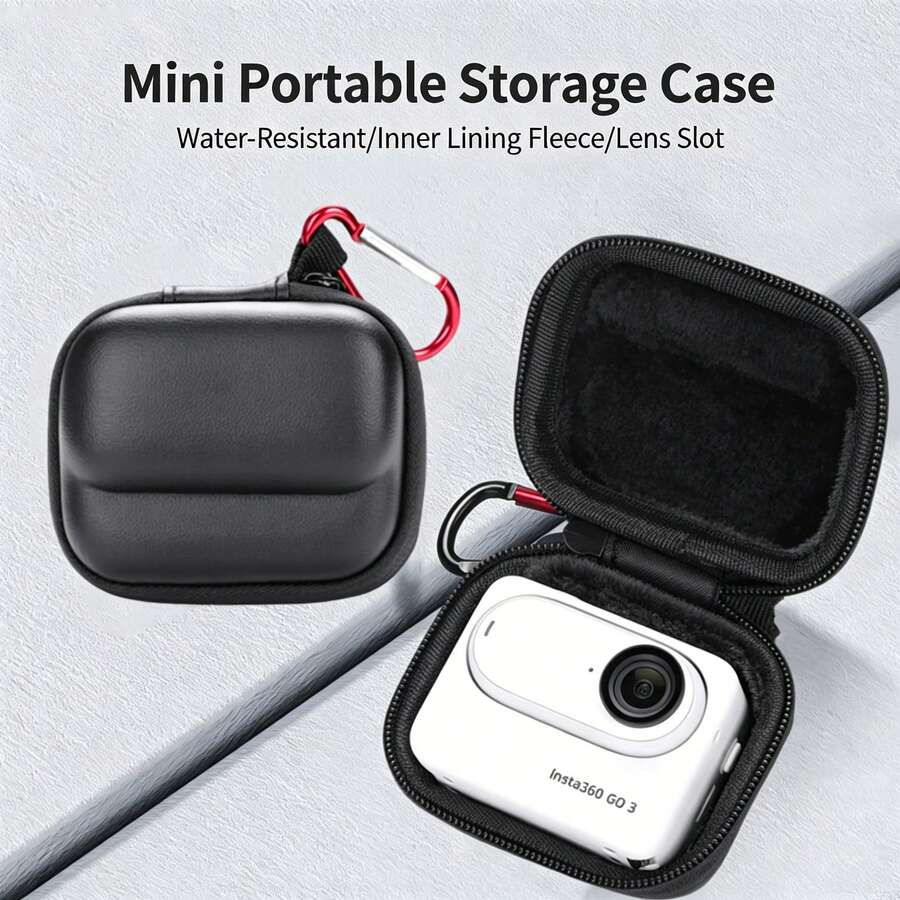 Portable Protective Case For Insta360 GO3, Waterproof And Pressure-Resistant, Built-In Flocked Lining Anti-Scratch Storage Box