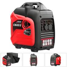 3600W Ultra Quiet Portable Inverter Generator, Lightweight With CO Sensor & EPA Certified, Home Emergency Backup Power For RV Camping Yard Blizzard Hurricane, Power CPAP Laptop Fan Solar Lights Father Day Gift - 3600W - View 12