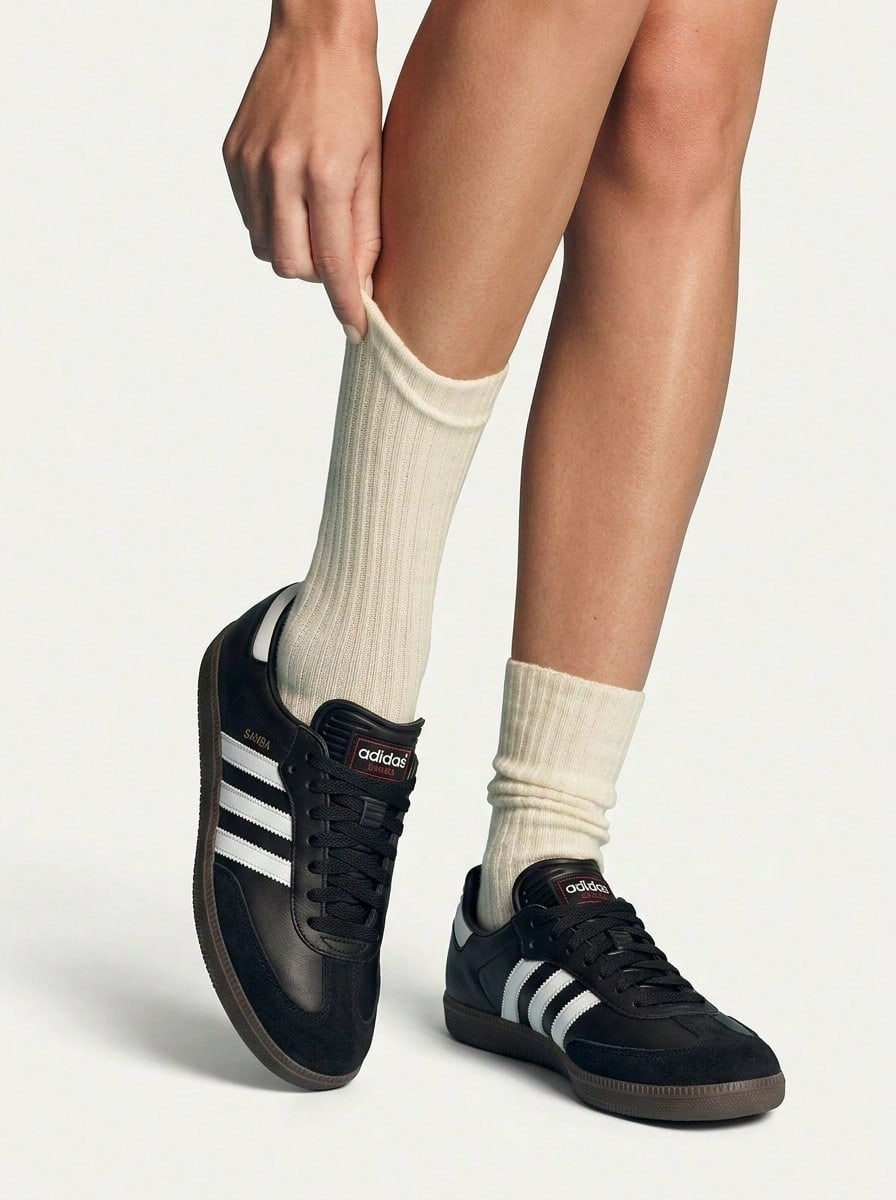 Adidas Samba Indoor Unisex Football Boots Core Black / Cloud White / Vivid Red IH6000 - 核心黑/雲白/鮮豔紅 - 查看 1