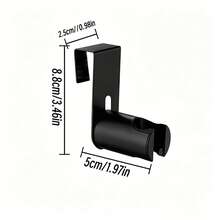Black Drill-Free Bidet Sprayer Holder, Handheld Bidet Sprayer Bracket Installed Above Toilet Tank, Adjustable Angle Bidet Sprayer Hanger, Suitable For Bathroom - Support - View 3