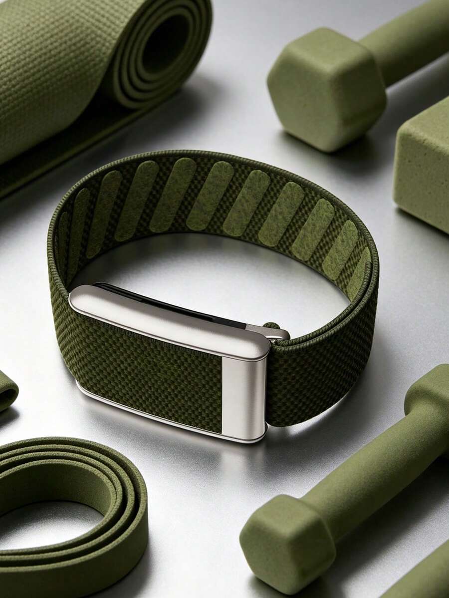 5.0/Mg SuperKnit Watch Band - ECG Compatible, Signature High-Performance Knit - Not Compatible With 4th Generation - Army Green - View 1