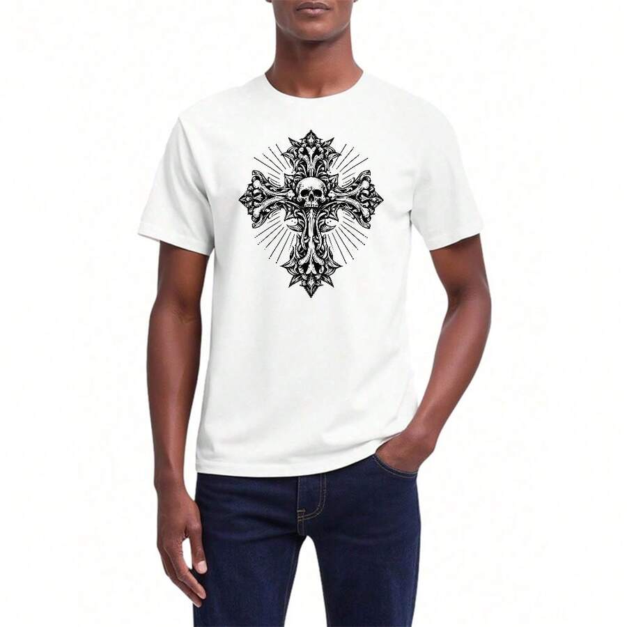 Men T-Shirts - White - View 1