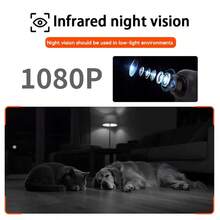 2 chiếc camera giám sát an ninh mini cho gia đình, camera giám sát WiFi không dây, có âm thanh, ghi hình video, phát hiện chuyển động, nhìn đêm, truy cập từ xa qua điện thoại, thiết kế di động, trang trí phong cách, hệ thống an ninh gia đình, phù hợp cho giám sát an ninh nhà/văn phòng, giám sát thú cưng - màu đen - Xem 6