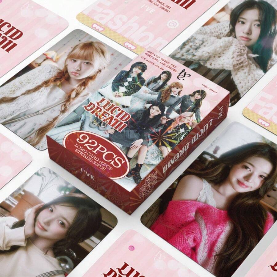 92pcs New Album "LUCID DREAM" Merchandise Photo Cards, Celebrity Stickers, LOMO Cards, Greeting Cards - Multicolor - View 1
