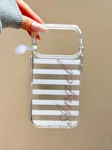 Niche Ins Minimalist Colorful Floral Phone Case Compatible With Iphone 17 Pro Max, Apple 16 Pro, 15 Pro, 14, 18 Pro Max, 18 Pro, New Design Shockproof Protective Cover - Clear - View 5