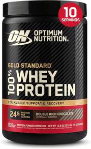 Gold Standard 100% Whey Protein Powder, Double Rich Chocolate, 0.68 Pound (Pack Of 1) - ColorM - View 1