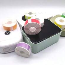1Roll/160Pcs 12*40mm Aesthetic Laminated Thermal Label Tapes For D30 Printer. Minimalist Custom Organization Stickers For Home Office, Desk Storage & Warehouse Packing. High-Clarity Print Style Tape For DIY Crafting & Sorting Needs - View 4