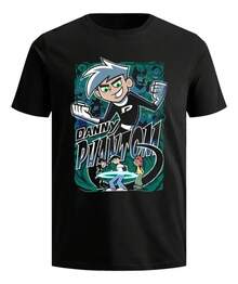Danny Phantom T-Shirt Cartoon Gift Sam Shirt - 黑色 - 查看 2
