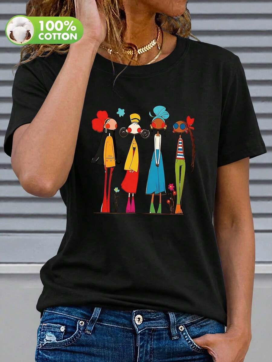Women T-Shirts - Negro 5 - View 1