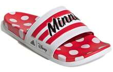X Adidas Adilette Comfort Slide 'Minnie Mouse' White Cloud-White Ray-Red Core-Black Sneakers Women GW1060 - 彩色 - 查看 3