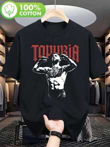 Men Sports Tees & Tanks - 黑色 - 查看 1