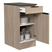 Miroytengo Kitchen Storage Set - Oak - View 6