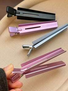 1pc Natural Volumizing Styling Tool, Suitable For Bangs Styling And Adding Volume, Manual Hair Curler, Essential Styling Tool.,Clips For Hair - Multicolor - View 5