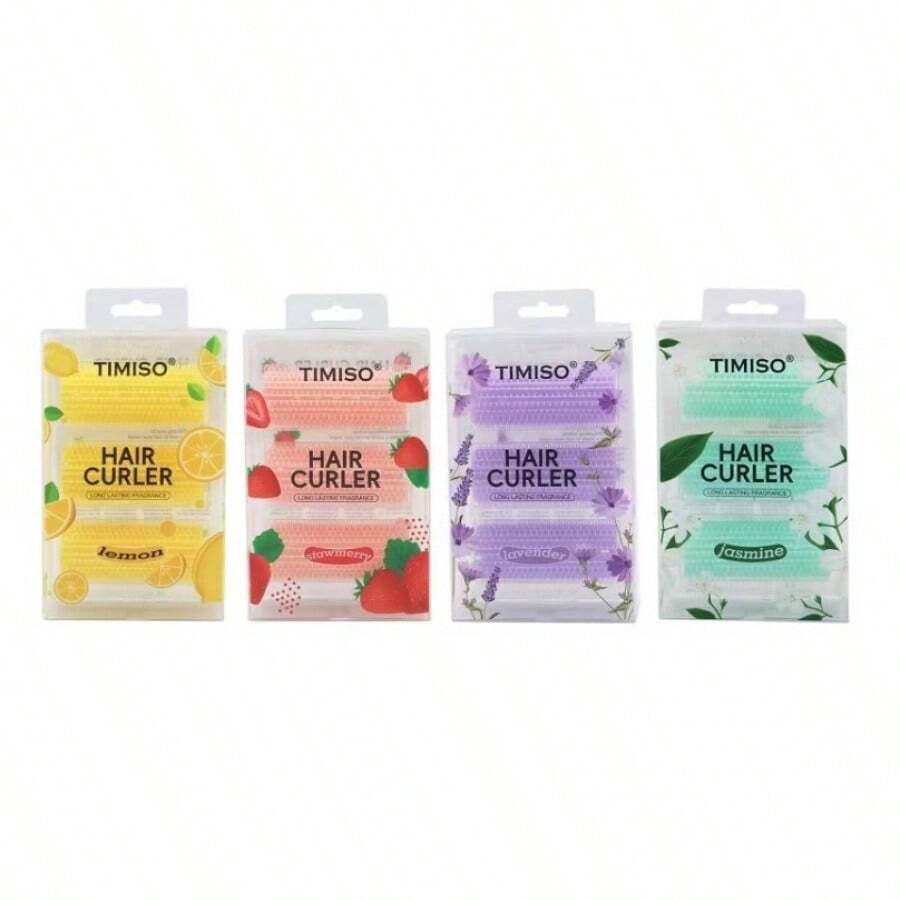 rizador de cabello sin calor, rizador de cabello plástico, rizador de raíces, herramienta de rizado y peinado de flequillo, color aleatorio, rizador de cabello, rizador de cabello, rizador de cabello sin calor, rizador de cabello sin calor, rizador de cabello, rizador de cabello - Multicolor - Ver 1