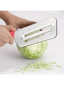 1pc Double-Edged Vegetable Knife, Slicer, Cabbage Shredder, Peeler, Kitchen Gadget, Fruit And Vegetable Cutter - Multicolor - View 5