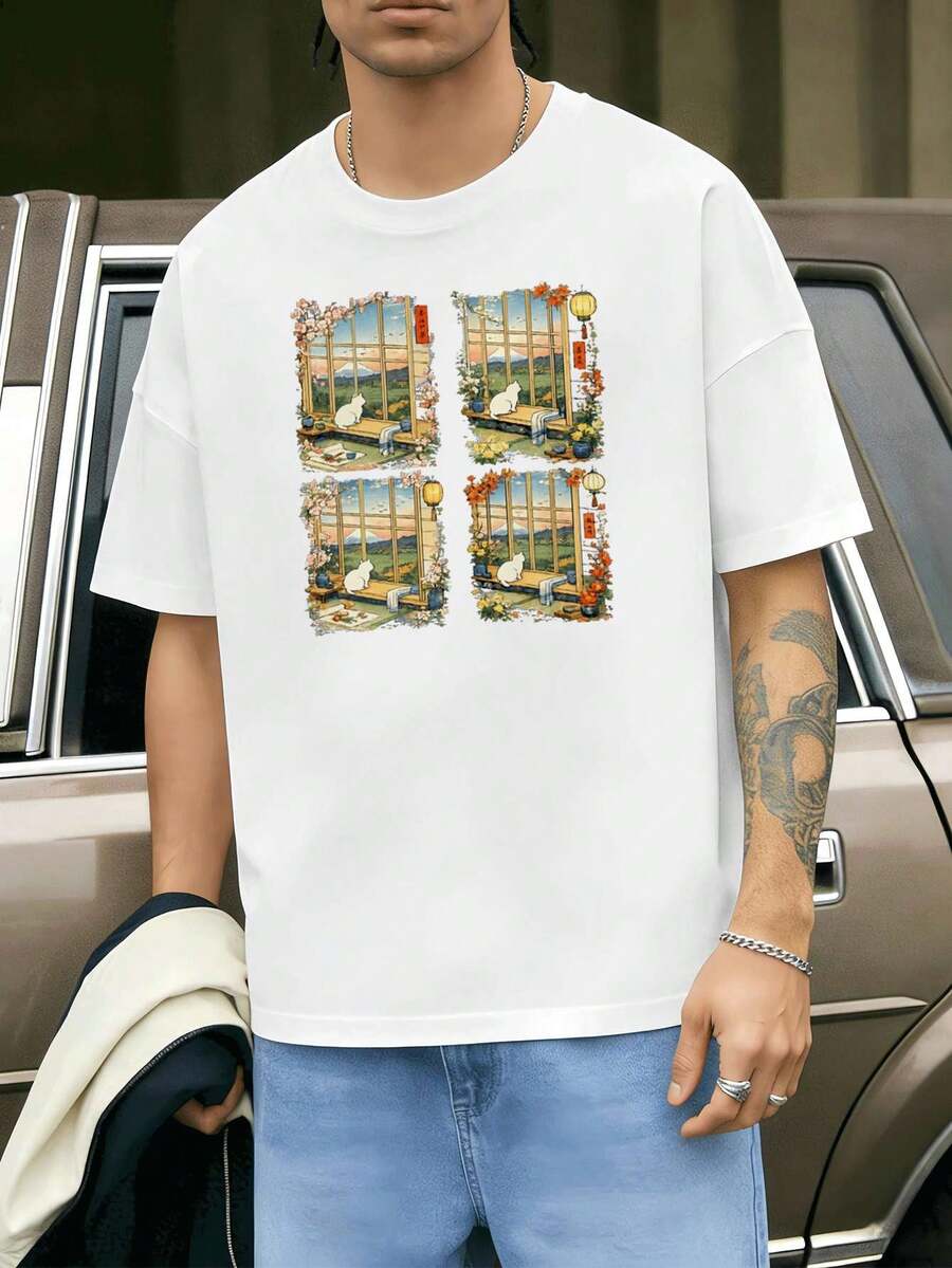Men T-Shirts - White - View 1
