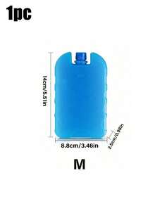 3pcs/Set Ice Packs, Slim Space-Saving Dry Ice Packs, Long-Lasting Cold Compress Bags, Lunch Bag Freezer Packs, Reusable, Suitable For Coolers, Freezers And Emergency Cooling, Suitable For Insulated Lunch Boxes, Can Keep Food Fresh For Hours, Suitable For Outdoor Activities, Camping, 1pc - Multicolor - View 12