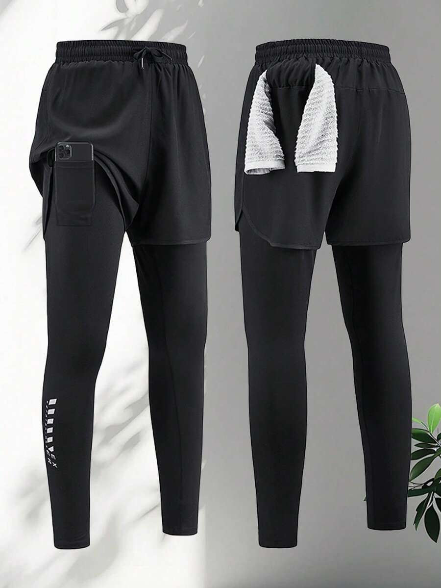 Quần tập thể dục co giãn nâng đỡ định hình cho nữ, quần legging thể thao ngắn bó sát mùa hè thích hợp cho tập luyện, chạy bộ, Pilates, Yoga. - màu đen - Xem 1