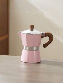 1pc (150ML) Moka Pot - Perfect For Home, Outdoor Adventure, Camping And More - Ideal Choice For Making Rich And Aromatic Coffee Daily. It's An Excellent Holiday Gift For Christmas, Halloween, Valentine's Day And Other Occasions. - Multiple Capacities - View 6