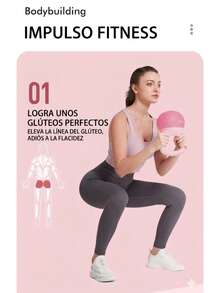 kettlebell 6kg rosa - Rosa - Ver 4