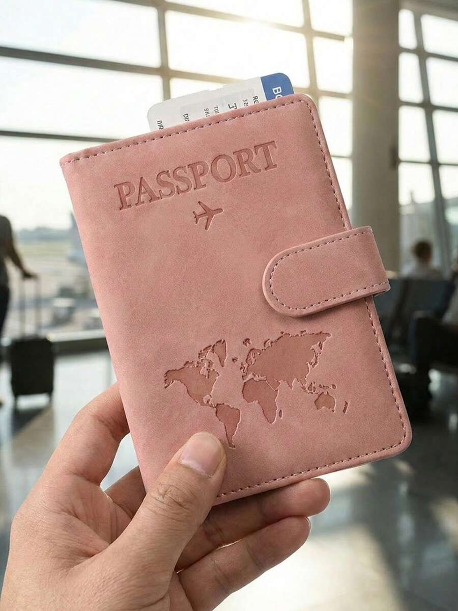 旅行護照夾 便攜式錢包卡套 男女通用 多功能 信用卡旅行必需品 度假 飯店 郵輪 返校配件