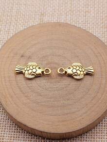 20個 19x10mm 魚形吊飾吊墜 DIY珠寶製作項鍊鑰匙圈手機鍊手鍊配件手工藝配件 - 魚 - 查看 7