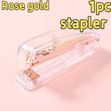 1 Set Acrylic Metal Effort-Saving Stapler Set, Powerful Takeout Packaging Stapler, Portable Stapler Set, Multifunctional Binding Machine, Durable, Suitable For Students, Back To School Season, Graduation Season, School Supplies, Office Supplies - Sets - View 13