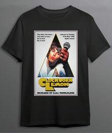 Unisex Pure Cotton T-Shirt A Clockwork Lemon - T Shirt, Soft Cotton, Festival & Daily Wear - Black - View 1