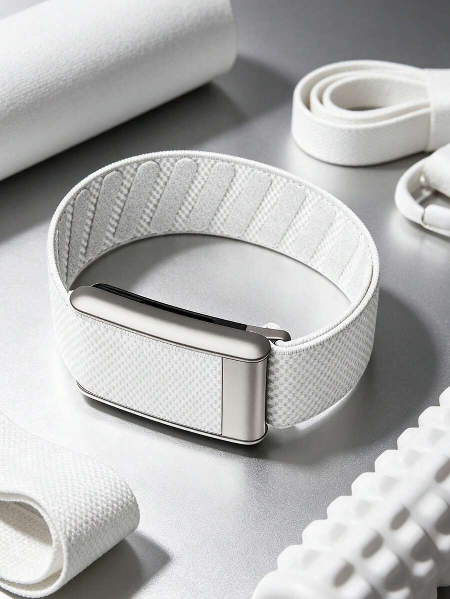 5.0/Mg SuperKnit Watch Band - ECG Compatible, Iconic High-Performance Knit - Not Compatible With 4th Generation - White - View 1