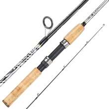 And Rods, Strong CarbonandGlass Composite Fishing Rod With Stainl Steel Line Guides For Bass, Trout, Panfish, Catfish - Spinning - View 2